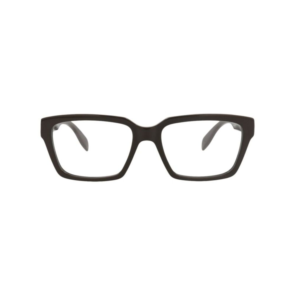 Alexander McQueen Square-Frame Acetate Optical Frames Brown Mens